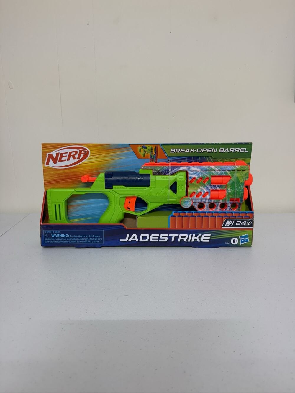 NERF N Series Jadestrike Blaster Break-Open Barrel with 24 N1 Darts